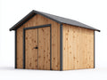 Casetta da giardino-Legno-300x250x220 cm-Naturale-Nordico moderno